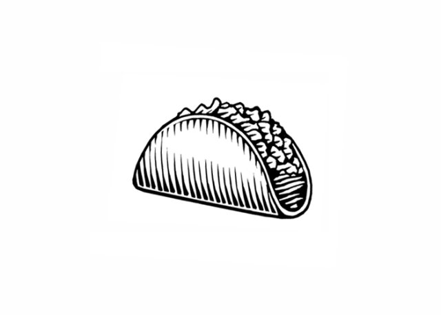 Taco woodcut